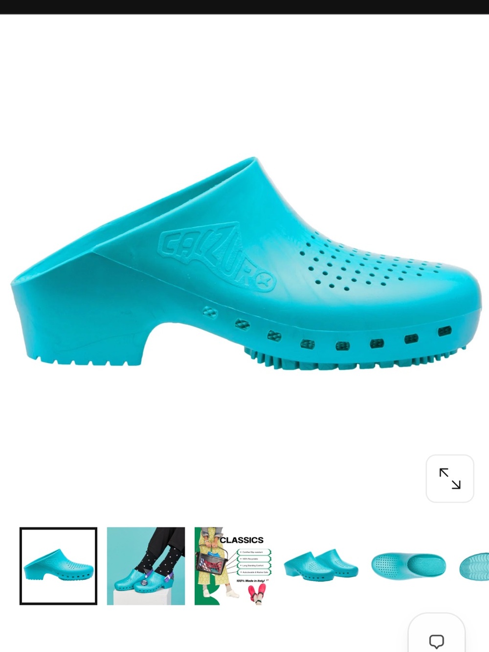 Women’s Slip-On Clog Mule in Turquoise